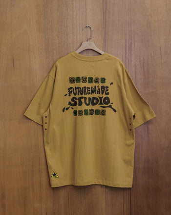 FTMD. Sunshine Symbol Tee - Mustard Brown