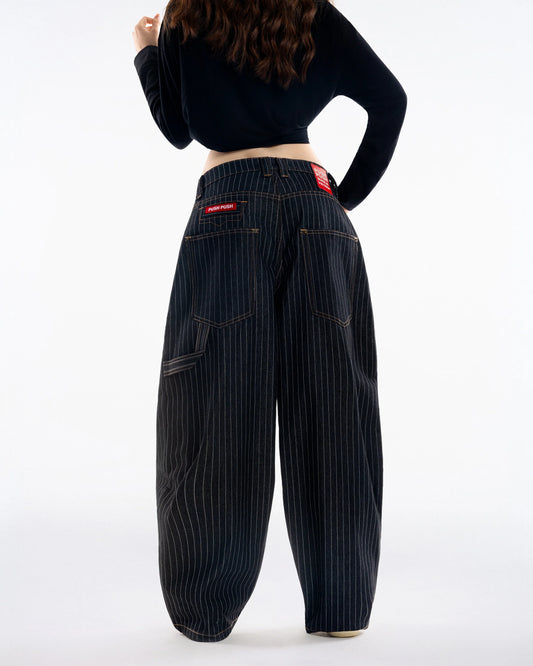 PP - Stripes Pants 2.0 - Black