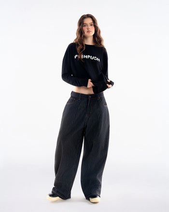 PP - Stripes Pants 2.0 - Black