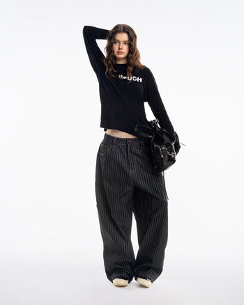 PP - Stripes Pants 2.0 - Black