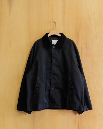 Vavues Collared Corduroy Coach Jacket