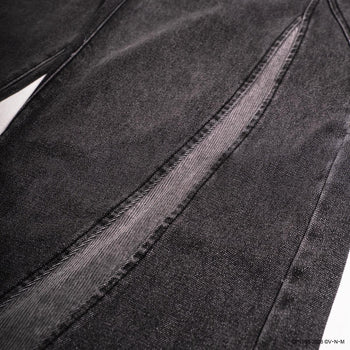 TNT X HUNTER - “XIN” Denim Biker Pant - Grey