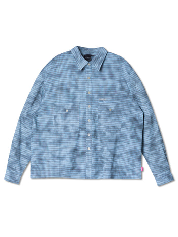 Against Lab - Stained Dame Shirt - Light Blue