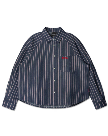 Against Lab - Denim Stripe L/S Shirt