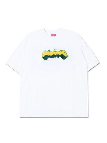 Against Lab - Graffti Spellout Tee - White