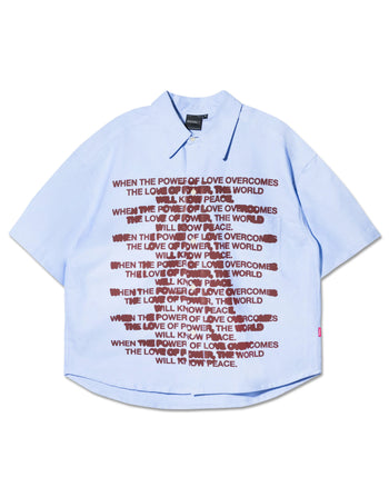 Against Lab - Quote Chapo Shirt - Light Blue
