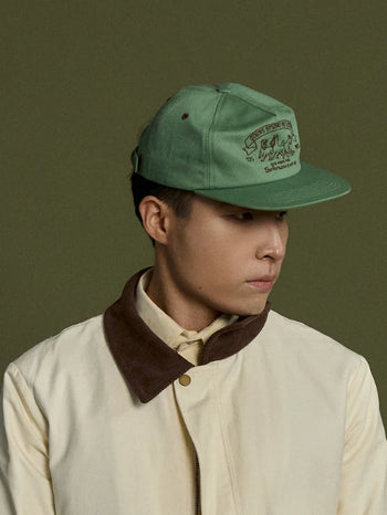 Goers Studio - Pet Club 5-Panel Strapback Cap - Match Green