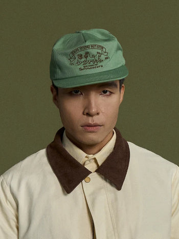 Goers Studio - Pet Club 5-Panel Strapback Cap - Match Green