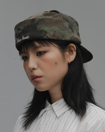 Goers Studio - Bennett Denim Fitted Trapper Hat - Camo