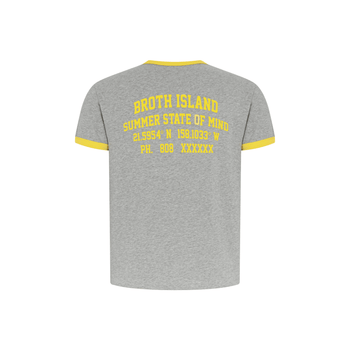 ABBBrand - Broth Island Bodyfit Tee - Gray Megallen