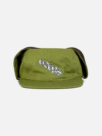 Goers Studio - Bennett Denim Fitted Trapper Hat - Grass Green