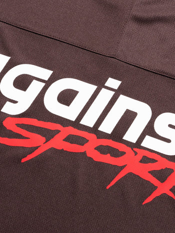 Against Lab - Sport Mesh L/S - Jersey - Brown