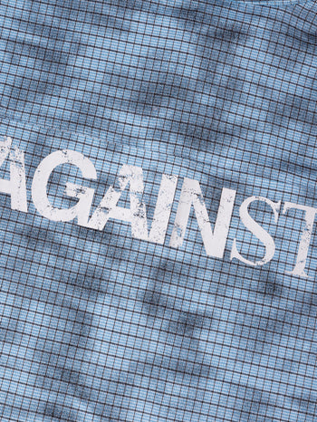 Against Lab - Stained Dame Shirt - Light Blue