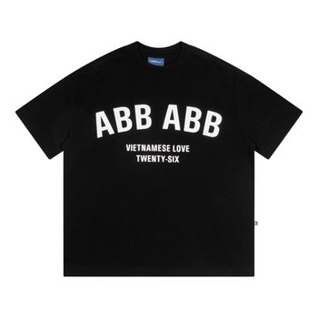 ABBBrand - Twenty-Six Boxy Tee - Black