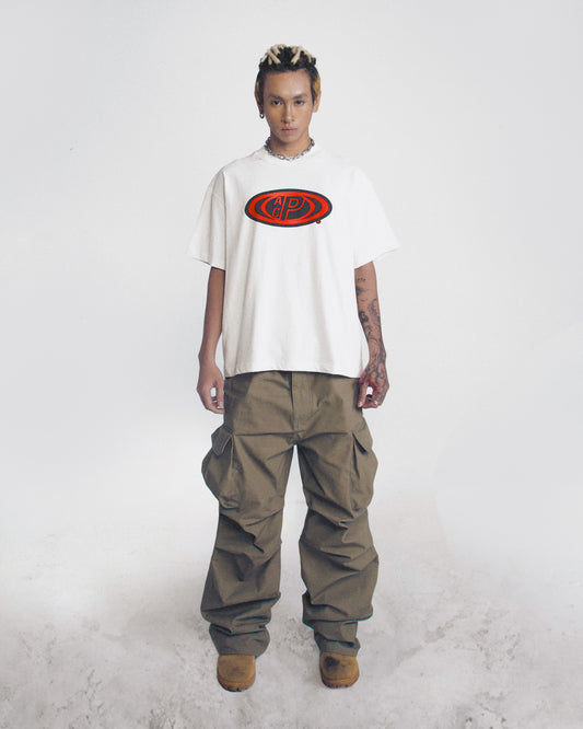 PISTOL - ACP "Cyclone " Boxy Tee - White