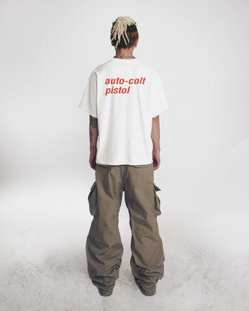 PISTOL - ACP "Cyclone " Boxy Tee - White