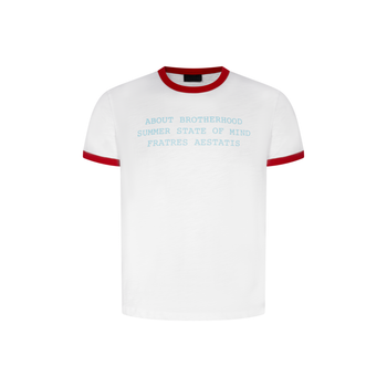 ABBBrand - Summer State Of Mind Bodyfit Tee - White