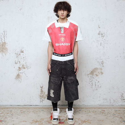 K.M.C - "Red Devil " Tee - White