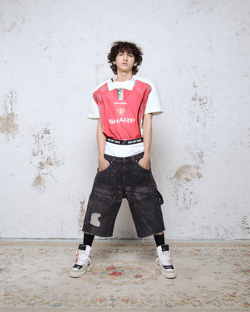 K.M.C - "Red Devil " Tee - White