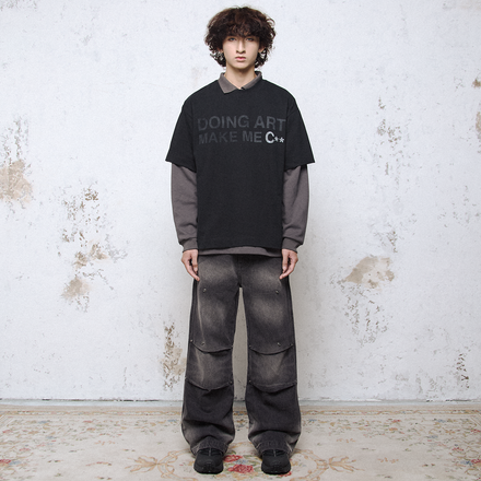 K.M.C - Art Tee -Black