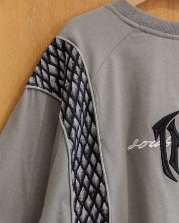 Double Back x TNT - Dragon Sacle T-Shirt Oversized - Silvermist Grey