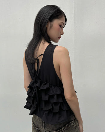 Melancholy - Roselle Tiered Top