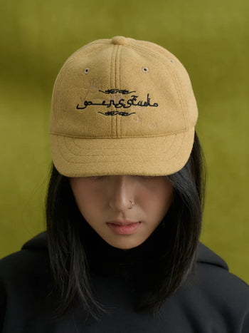 Goers Studio - Flower 6-Panel Low Profile Cap - Mustard