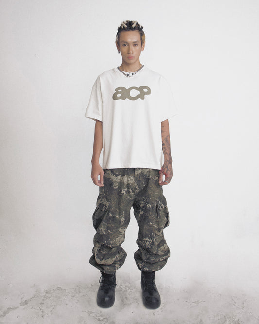 PISTOL - ACP Pulse Logo Boxy Tee - White