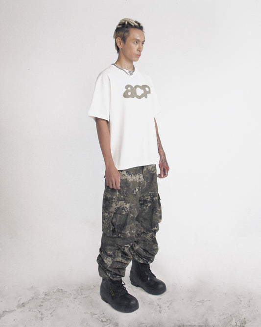 PISTOL - ACP Pulse Logo Boxy Tee - White