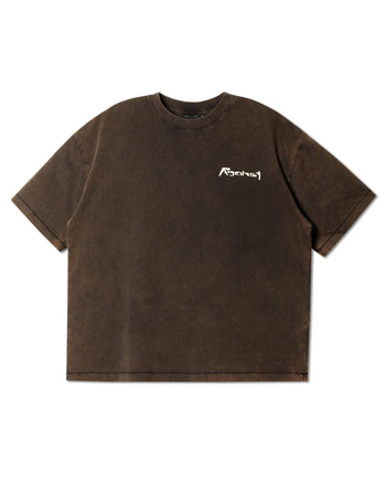 Against Lab - Afacts Boxy Tee Washed - Brown