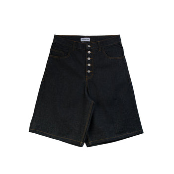 Money Alter - Baggy Raw Denim Jorts