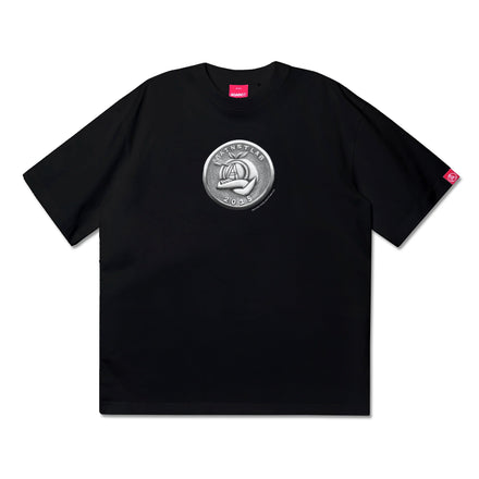 Against Lab - A-Man Coin Tee - Black