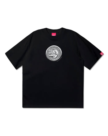 Against Lab - A-Man Coin Tee - Black