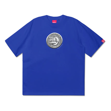 Against Lab - A-Man Coin Tee - Blue