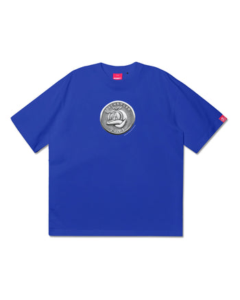 Against Lab - A-Man Coin Tee - Blue