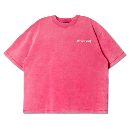 Against Lab - Afacts Boxy Tee Washed - Pink