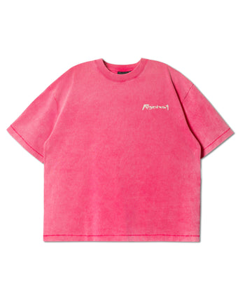 Against Lab - Afacts Boxy Tee Washed - Pink