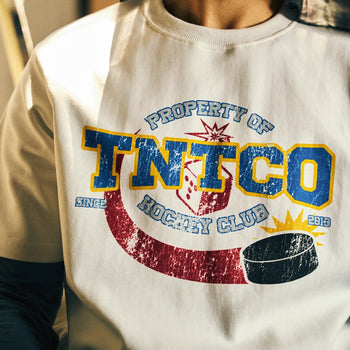 TNT - Ice Hockey Logo Tee - White