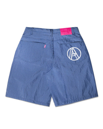 Against Lab - Nylon Ripstop Money Shorts - Navy