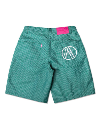 Against Lab - Nylon Ripstop Money Shorts - Green