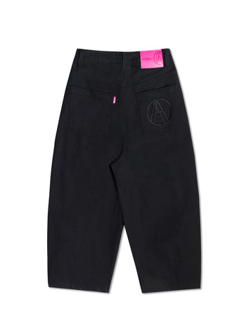 Against Lab - Studded Yankii Pants - Black