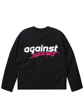 Against Lab - Sport Mesh L/S - Jersey - Black