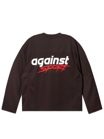 Against Lab - Sport Mesh L/S - Jersey - Brown