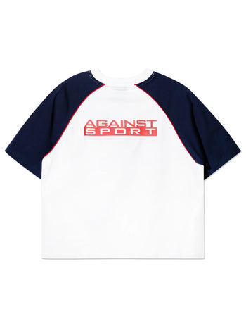 Against Lab - Sport Raglan Tee - White