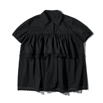 AGILITY MIAO Lapel Shirts - Black
