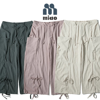 AGILITY MIAO Nylon Cargo Pants - Pink