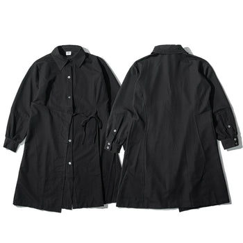 AGILITY MIAO 2WAY Long Shirt Dress - Black