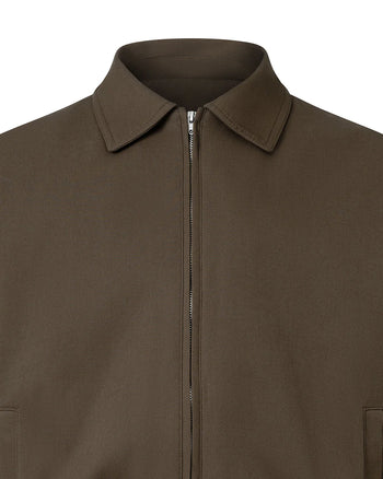 PUSHPUSH - Heritage Zip Jacket - Moss Brown