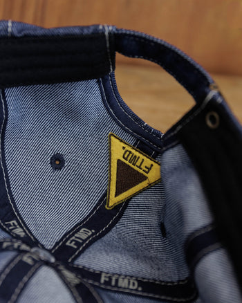 FTMD. Short Brim Cap Denim