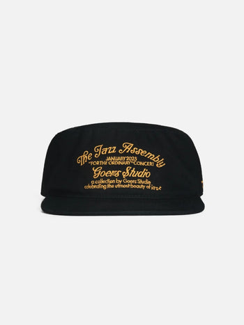 Goers Studio - Unforgettable Pillbox Strapback Cap - Black